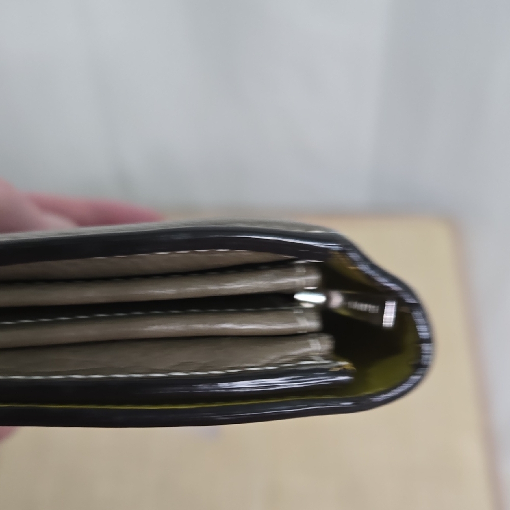 Celine Leather Bicolor Continental Wallet - Picture 10 of 14